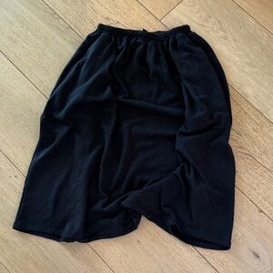 Y-3 Charcoal Elastic Waist Hammer Shorts